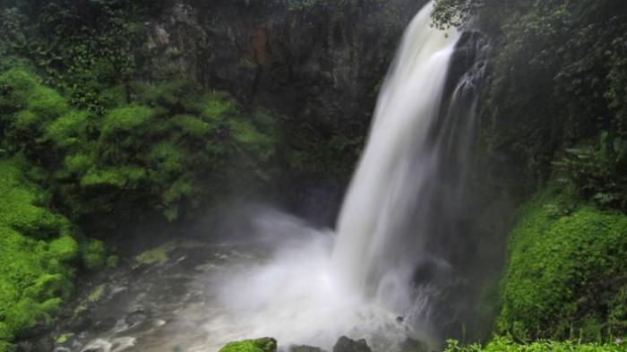 wisata air terjun telun berasap