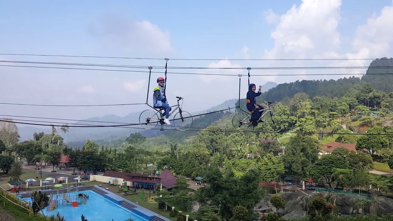 Tempat Wisata Di Bandung Sepeda Gantung Sederet Tempat