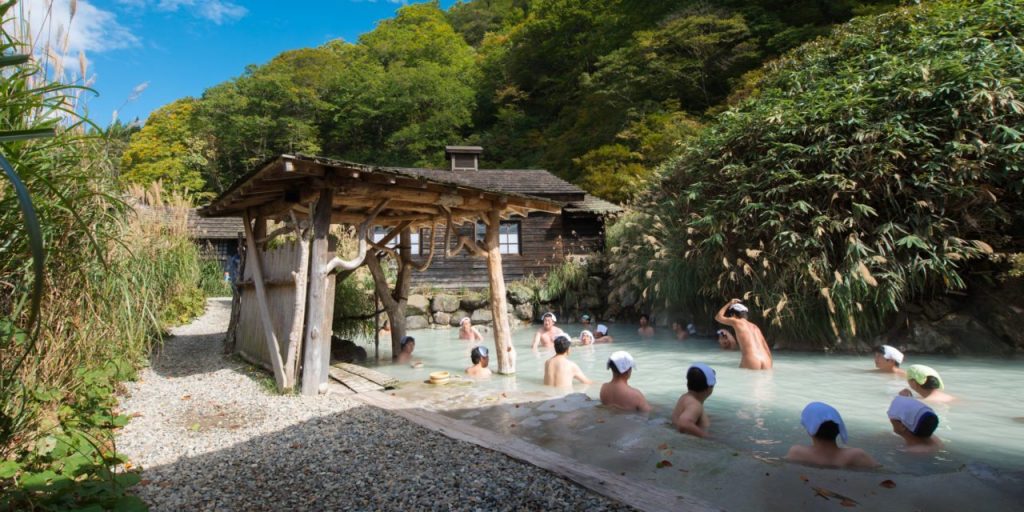 Onsen Nyuto Jepang Outdoor