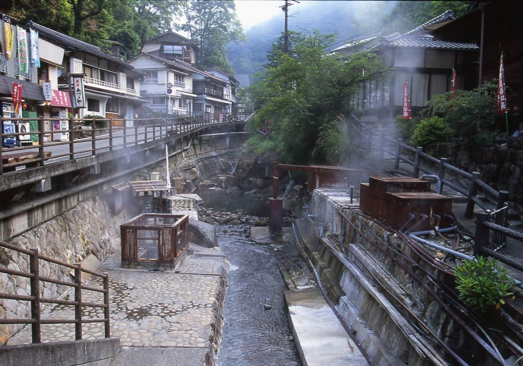 Onsen Yunomine Di jepang