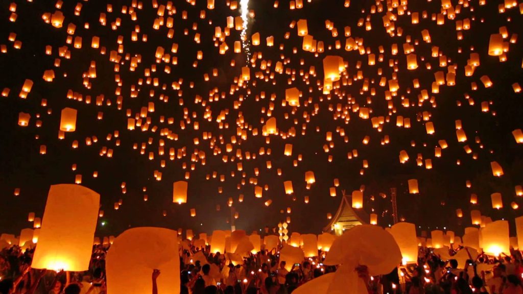 Festival Lampion di Candi Borobudur