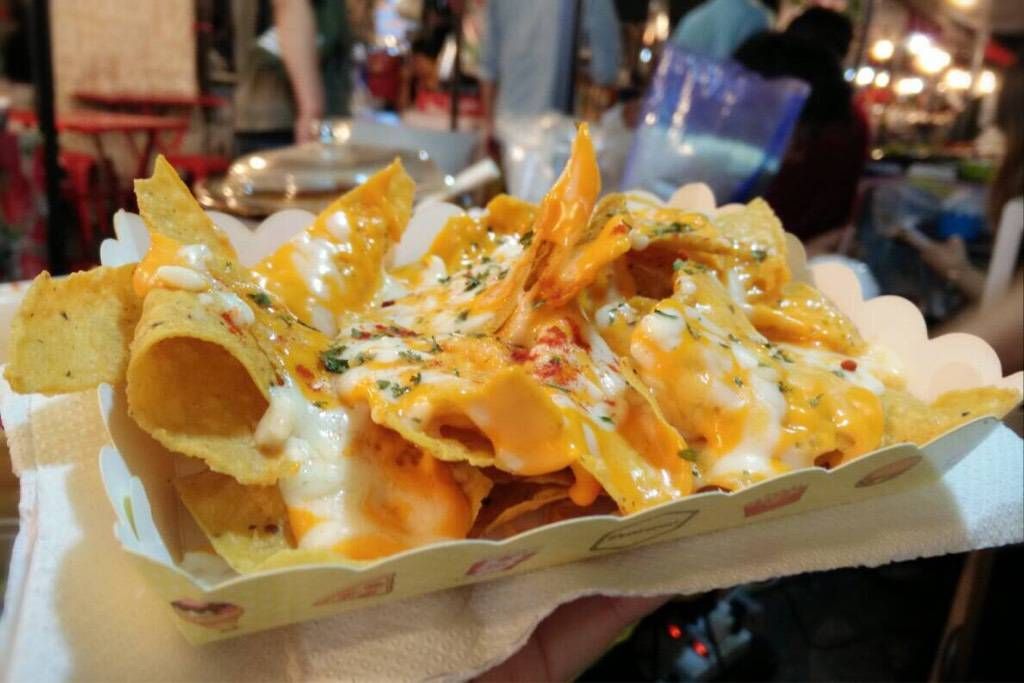 Cheese Nachos and Cheese Fries Thailand