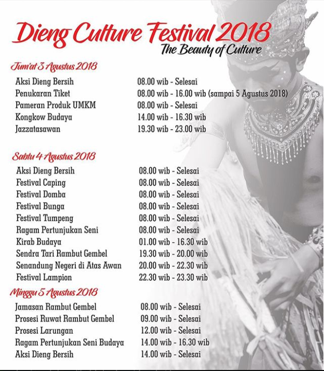 Dieng Culture Festival 2018