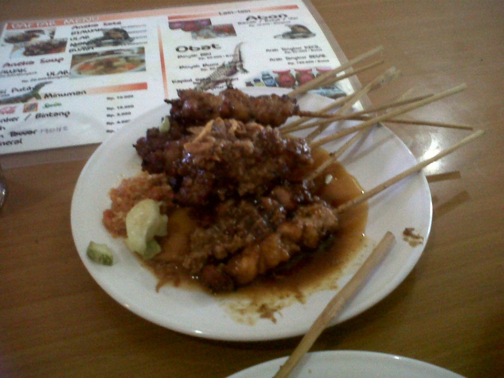 sate biawak mangga besar