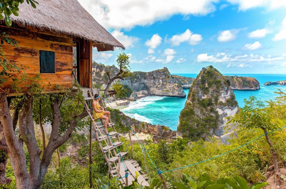 Liburan Di Rumah Pohon Dengan Pemandangan Indah Nusa Penida