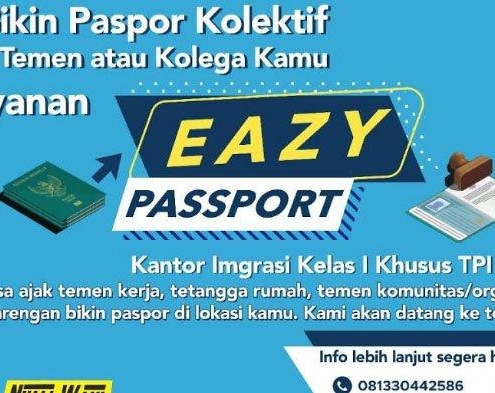 Hanya Sehari Mengurus Paspor Tanpa Datang Ke Kantor Imigrasi