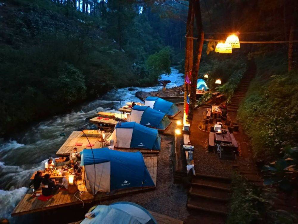 5 Camping Tepi Sungai Bandung Yang Menenangkan Syahdu Dan Sejuk